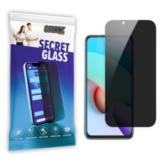 GrizzGlass SecretGlass Xiaomi Redmi 10 betekintésgátló kijelzővédő üvegfólia