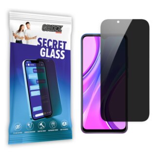 GrizzGlass SecretGlass Xiaomi Redmi 9 betekintésgátló kijelzővédő üvegfólia