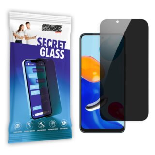 GrizzGlass SecretGlass Xiaomi Redmi Note 11 5G betekintésgátló kijelzővédő üvegfólia