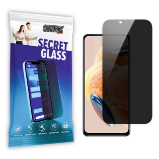 GrizzGlass SecretGlass Xiaomi Redmi Note 12 Pro 4G betekintésgátló kijelzővédő üvegfólia