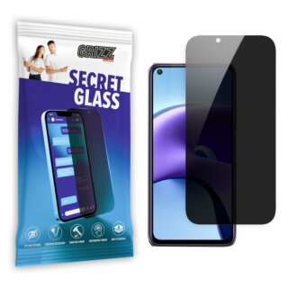 GrizzGlass SecretGlass Xiaomi Redmi Note 9 5G betekintésgátló kijelzővédő üvegfólia