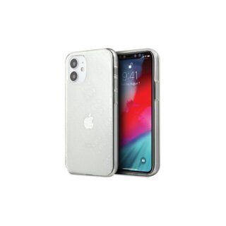 A Guess Pattern Collection iPhone 12 mini kemény tok engedi érvényesülni az iPhone dizájnt.