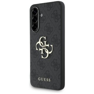Guess Big 4G Logo Classic Logo Samsung Galaxy A36 bőr hátlap tok - fekete