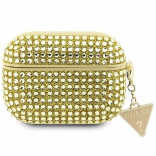 Guess GUA3HDGTPD Apple AirPods 3 szilikon tok + medál - arany