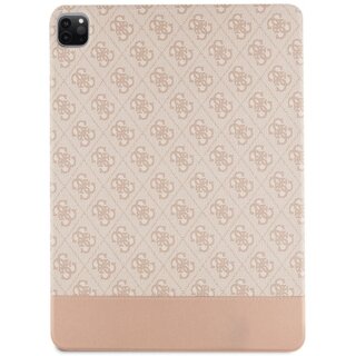 Guess GUFCP12PS4SGP iPad 12,9" (2022/2021/2020) kinyitható bőr tok - rózsaszín