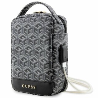 Guess GUHBHGCFSEK Organizer GCube nylon kézitáska - fekete