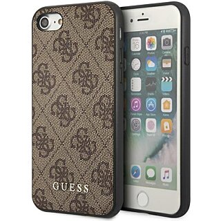 Guess GUHCI8G4GFBR iPhone SE (2022/2020) / 8 / 7 bőr hátlap tok - barna
