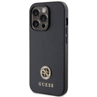 Guess GUHCP13LPS4DGPK iPhone 13 Pro szilikon hátlap tok - fekete