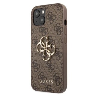 Guess GUHCP13M4GMGBR iPhone 13 bőr hátlap tok - barna