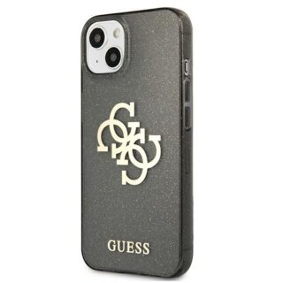 Guess GUHCP13SPCUGL4GBK iPhone 13 mini kemény hátlap tok - fekete
