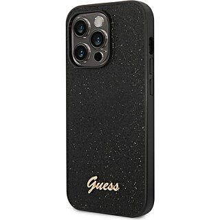 Guess GUHCP14LHGGSHK iPhone 14 Pro kemény hátlap tok - fekete