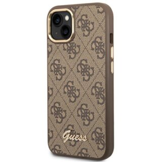 Guess GUHCP14SHG4SHW iPhone 14 bőr hátlap tok - barna