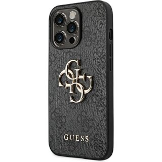 Guess GUHCP14X4GMGGR iPhone 14 Pro Max bőr hátlap tok - szürke