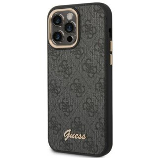 Guess GUHCP14XHG4SHK iPhone 14 Pro Max bőr hátlap tok - fekete