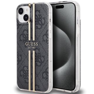 Guess GUHCP15MH4PSEGK iPhone 14 Plus / 15 Plus kemény hátlap tok - fekete