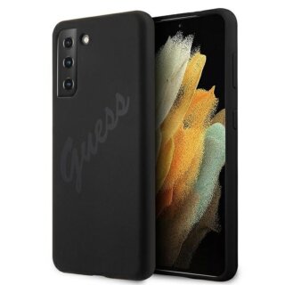 Guess GUHCS21MLSVSBK Samsung Galaxy S21+ Plus kemény hátlap tok - fekete