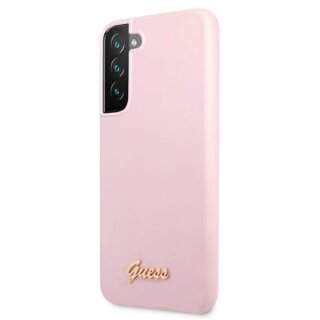 Guess GUHCS22MLSLMGLA Samsung Galaxy S22+ Plus szilikon hátlap tok - lila