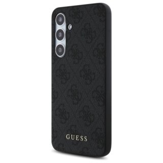Guess GUHCS24FEG4GFGR Samsung Galaxy S24 FE bőr hátlap tok - szürke