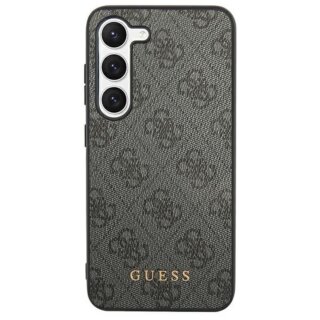 Guess GUHCS24LG4GFGR Samsung Galaxy S24 Ultra bőr hátlap tok - fekete