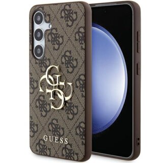 Guess GUHCSA354GMGBR Samsung Galaxy A35 bőr hátlap tok - barna