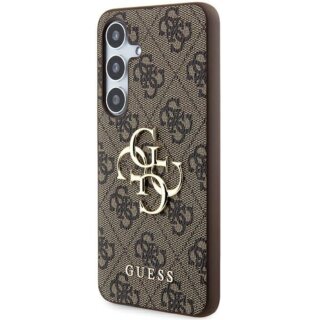 Guess GUHCSA354GMGBR Samsung Galaxy A35 bőr hátlap tok - barna