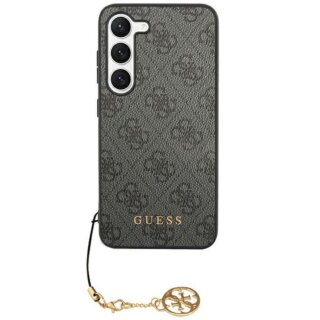 Guess GUHCZFD5GF4GGR Samsung Galaxy Z Fold 5 bőr hátlap tok + medál - szürke