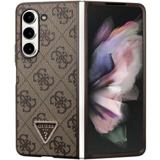 Guess GUHCZFD5P4TDPW Samsung Galaxy Z Fold 5 bőr hátlap tok - barna