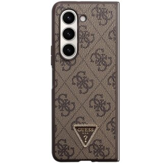 Guess GUHCZFD5P4TDPW Samsung Galaxy Z Fold 5 bőr hátlap tok - barna