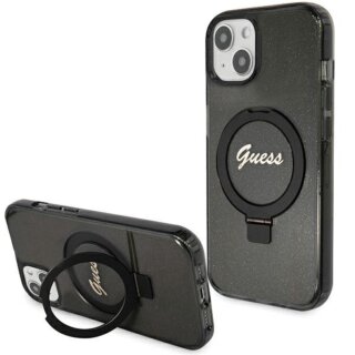 Guess GUHMP13MHRSGSK MagSafe iPhone 13 / 14 / 15 kemény hátlap tok - fekete