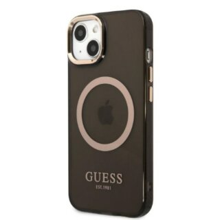 Guess GUHMP13MHTCMK MagSafe iPhone 13 kemény hátlap tok - fekete