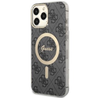 Guess GUHMP13XH4STK MagSafe iPhone 13 Pro Max kemény hátlap tok - fekete