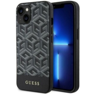 Guess GUHMP14MHGCFSEK MagSafe iPhone 14 Plus kemény hátlap tok - fekete