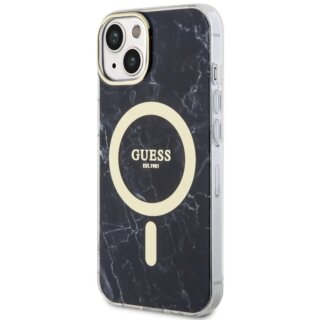 Guess GUHMP14SPCUMAK MagSafe iPhone 14 kemény hátlap tok - fekete
