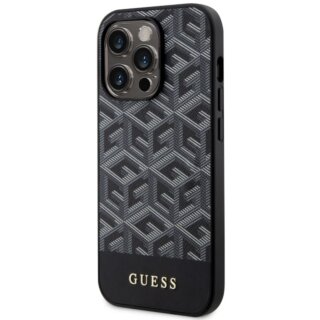 Guess GUHMP14XHGCFSEK MagSafe iPhone 14 Pro Max kemény hátlap tok - fekete