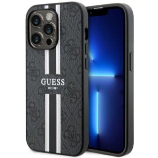 Guess GUHMP14XP4RPSK MagSafe iPhone 14 Pro Max bőr hátlap tok - fekete