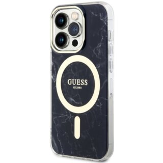 Guess GUHMP14XPCUMAK MagSafe iPhone 14 Pro Max kemény hátlap tok - fekete