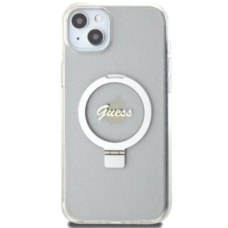 Guess GUHMP15MHRSGSD MagSafe iPhone 15 Plus / 14 Plus kemény hátlap tok - átlátszó