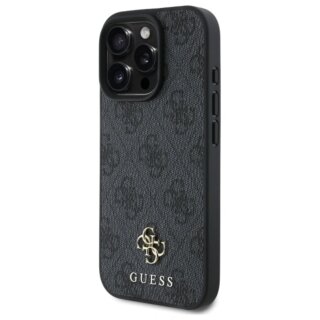 Guess GUHMP16LP4SM4MK MagSafe iPhone 16 Pro kemény hátlap tok - fekete