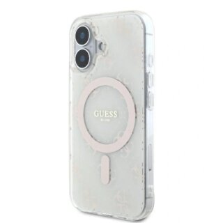 Guess GUHMP16MH4DTEH MagSafe iPhone 16 Plus kemény hátlap tok - fehér