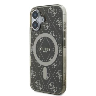Guess GUHMP16MH4DTEW MagSafe iPhone 16 Plus kemény hátlap tok - barna