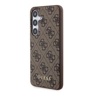 Guess GUOHCSA55G4GFBR Samsung Galaxy A55 bőr hátlap tok - barna