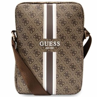 Guess GUTB10P4RPSW 4G Stripes bőr válltáska 10"-ig - barna