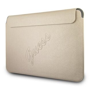 Guess Sleeve GUCS13PUSASLG laptop 13" bőr becsúsztathatós tok - arany