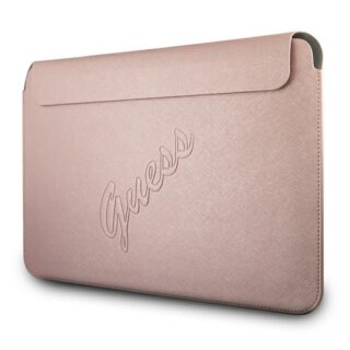 Guess Sleeve GUCS13PUSASPI laptop 13" bőr becsúsztathatós tok - rózsaszín