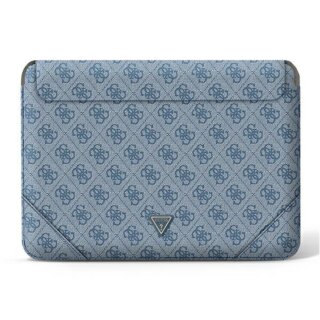 Guess Sleeve GUCS14P4TB laptop 13" / 14" bőr becsúsztathatós tok - kék/mintás