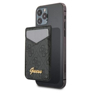 Guess GUWMS4GTLBK MagSafe kártyatartó - szürke