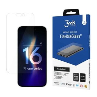 3mk FlexibleGlass iPhone 16 Plus hibrid kijelzővédő üvegfólia