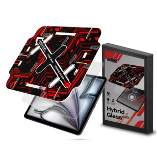 GrizzGlass HybridGlass Easy iPad 11" A16 (2025) / 10,9" (2022) hibrid kijelzővédő üvegfólia felhelyező applikátorral