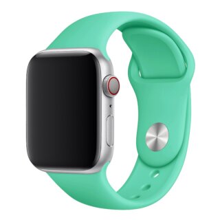 iKi Apple Watch 42mm / 41mm / 40mm Sport szilikon szíj - menta