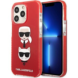 Karl Lagerfeld KLHCP13LTPE2TR iPhone 13 Pro kemény hátlap tok - piros